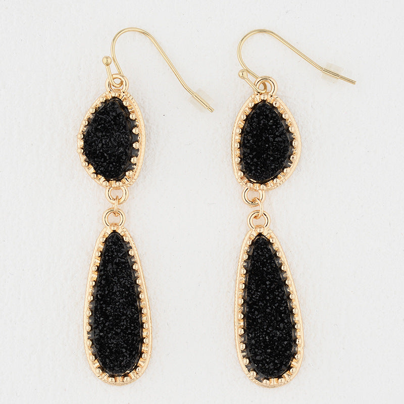 Sweet Personality Irregular Long Water Drops Earrings