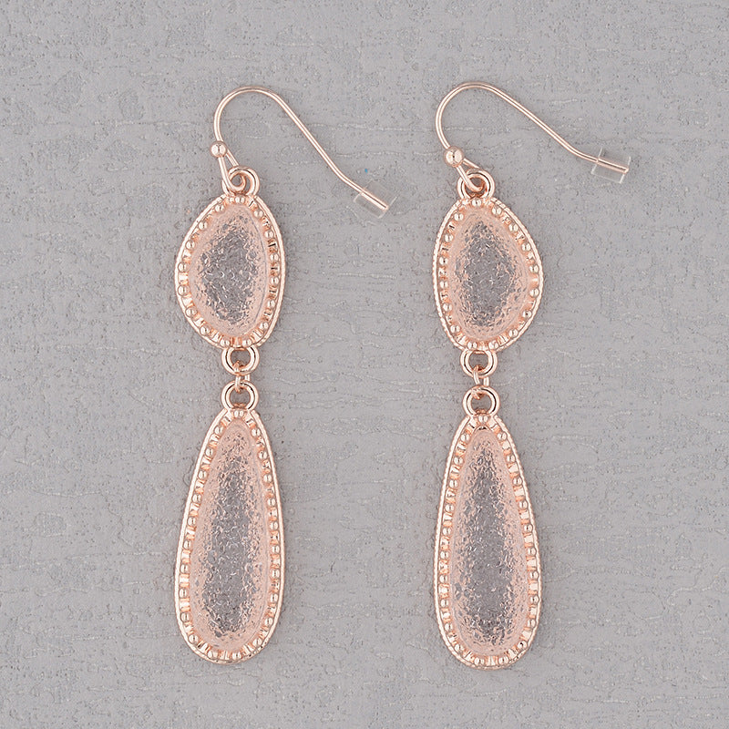 Sweet Personality Irregular Long Water Drops Earrings