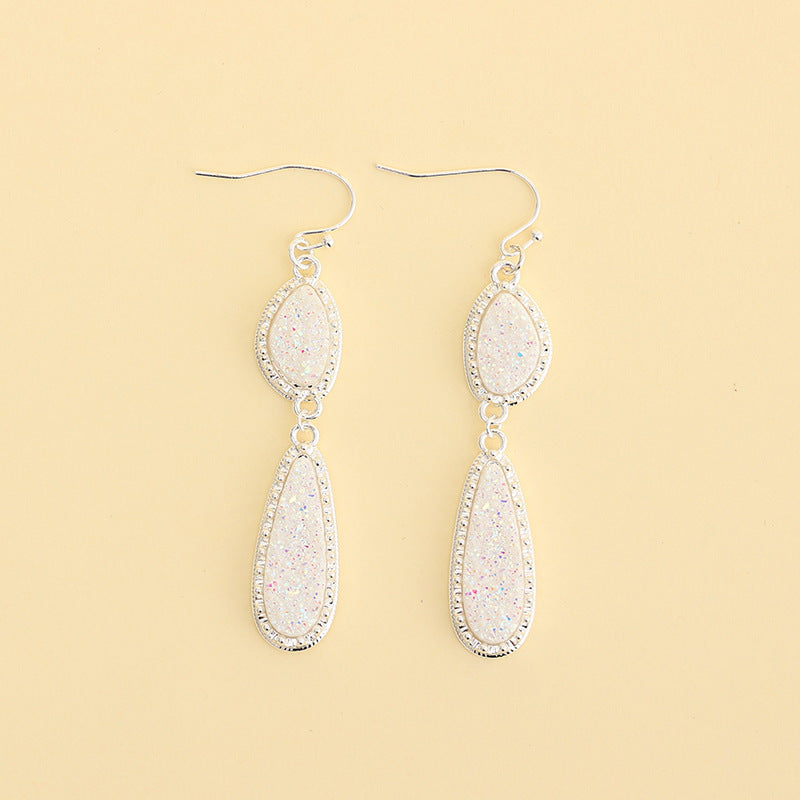 Sweet Personality Irregular Long Water Drops Earrings