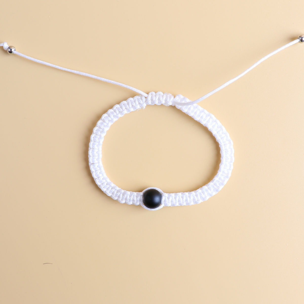 White Turquoise Black Frosted Carrying Strap Personalized Simple Bracelet