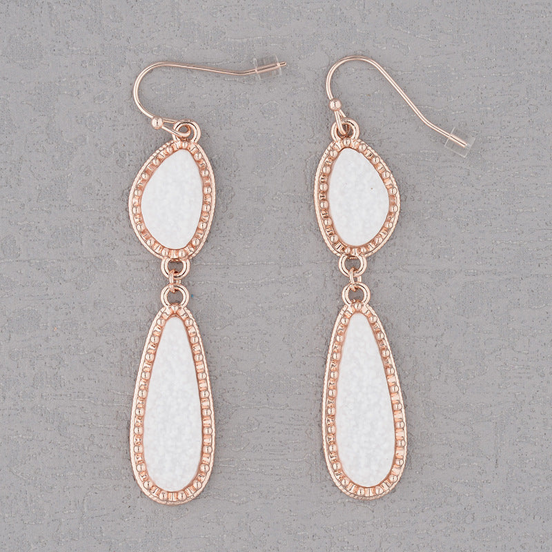 Sweet Personality Irregular Long Water Drops Earrings