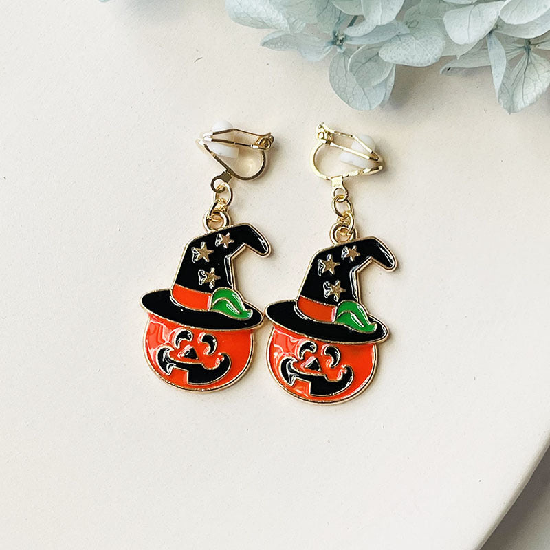 Ear Clip Pumpkin Head Eardrops