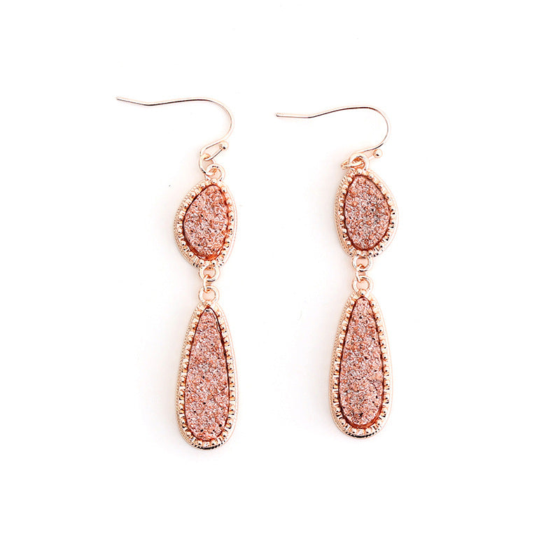 Sweet Personality Irregular Long Water Drops Earrings