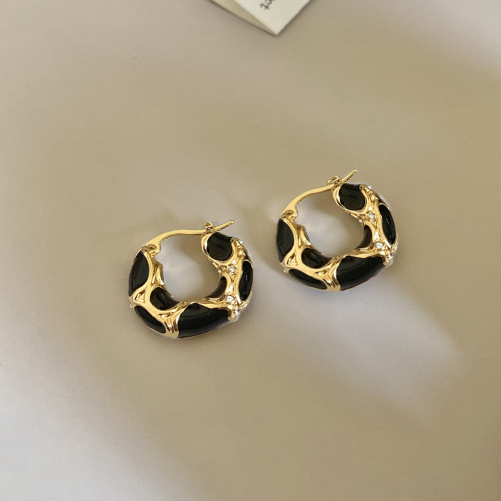 Earrings Morandi Ear Studs Ornament Women