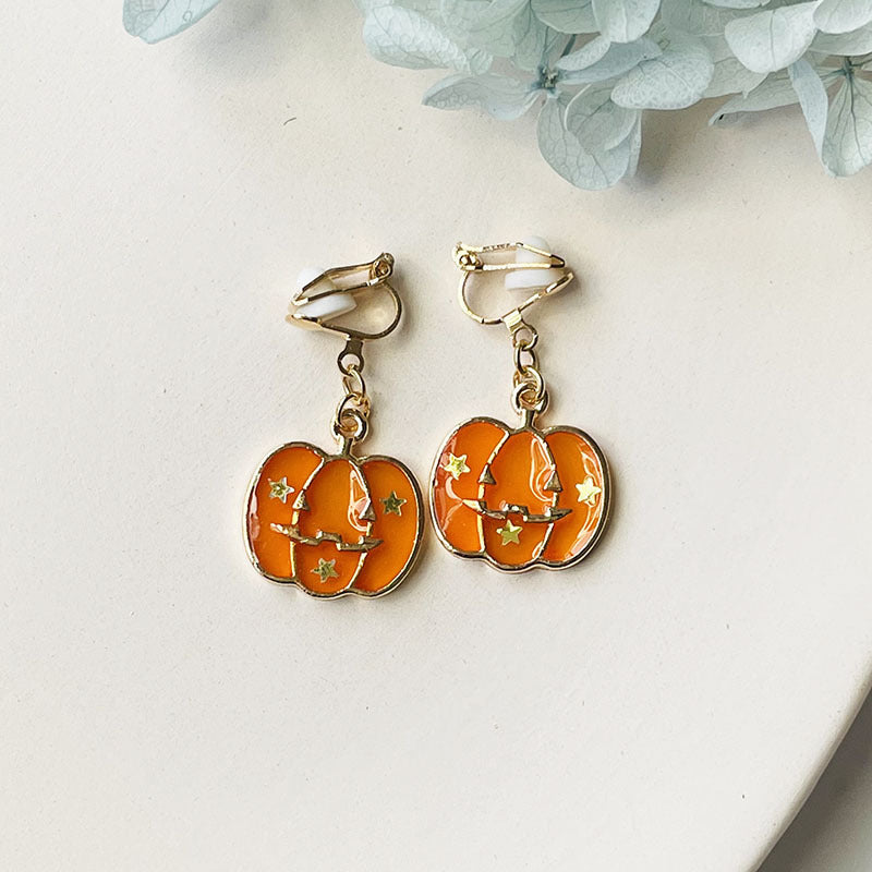 Ear Clip Pumpkin Head Eardrops