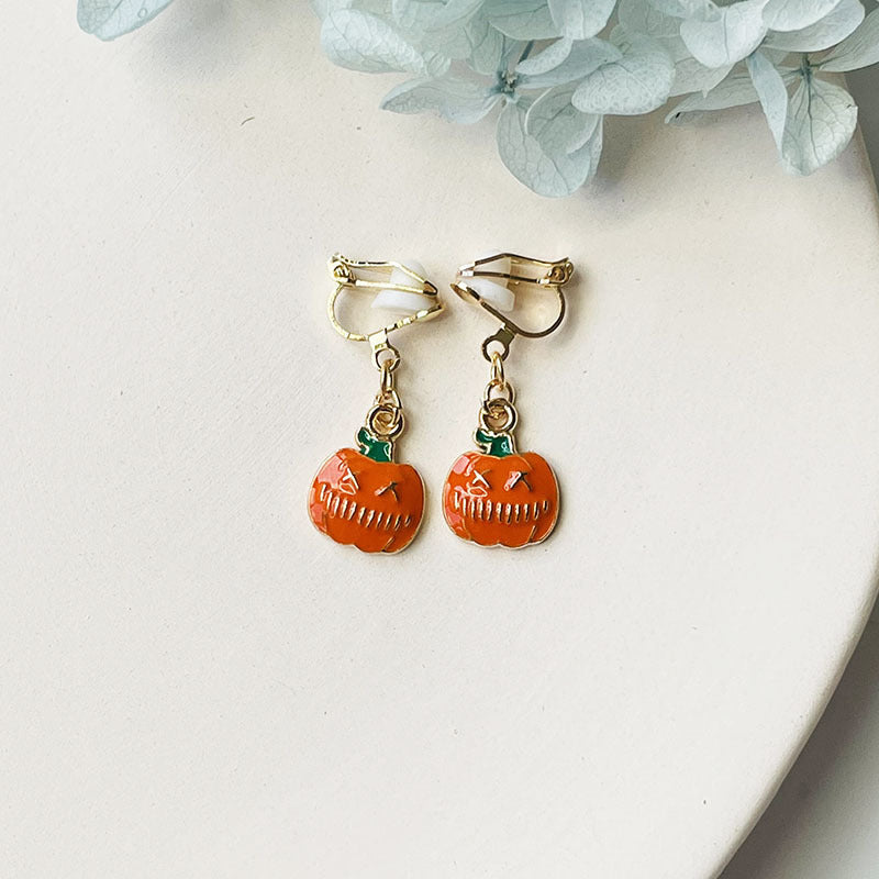 Ear Clip Pumpkin Head Eardrops