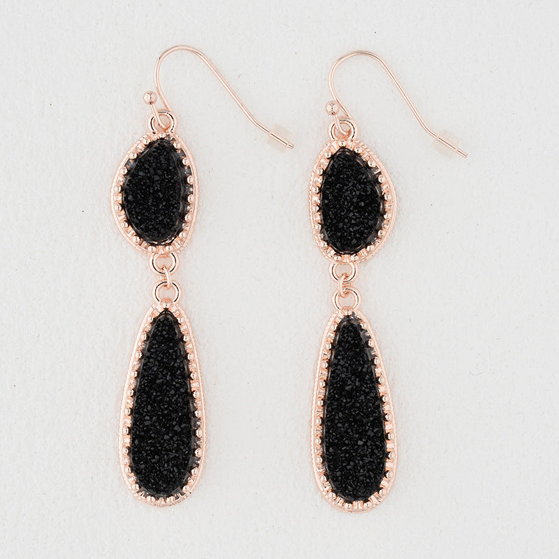 Sweet Personality Irregular Long Water Drops Earrings