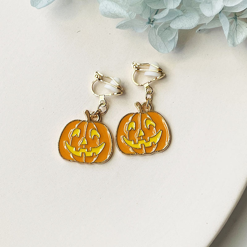 Ear Clip Pumpkin Head Eardrops