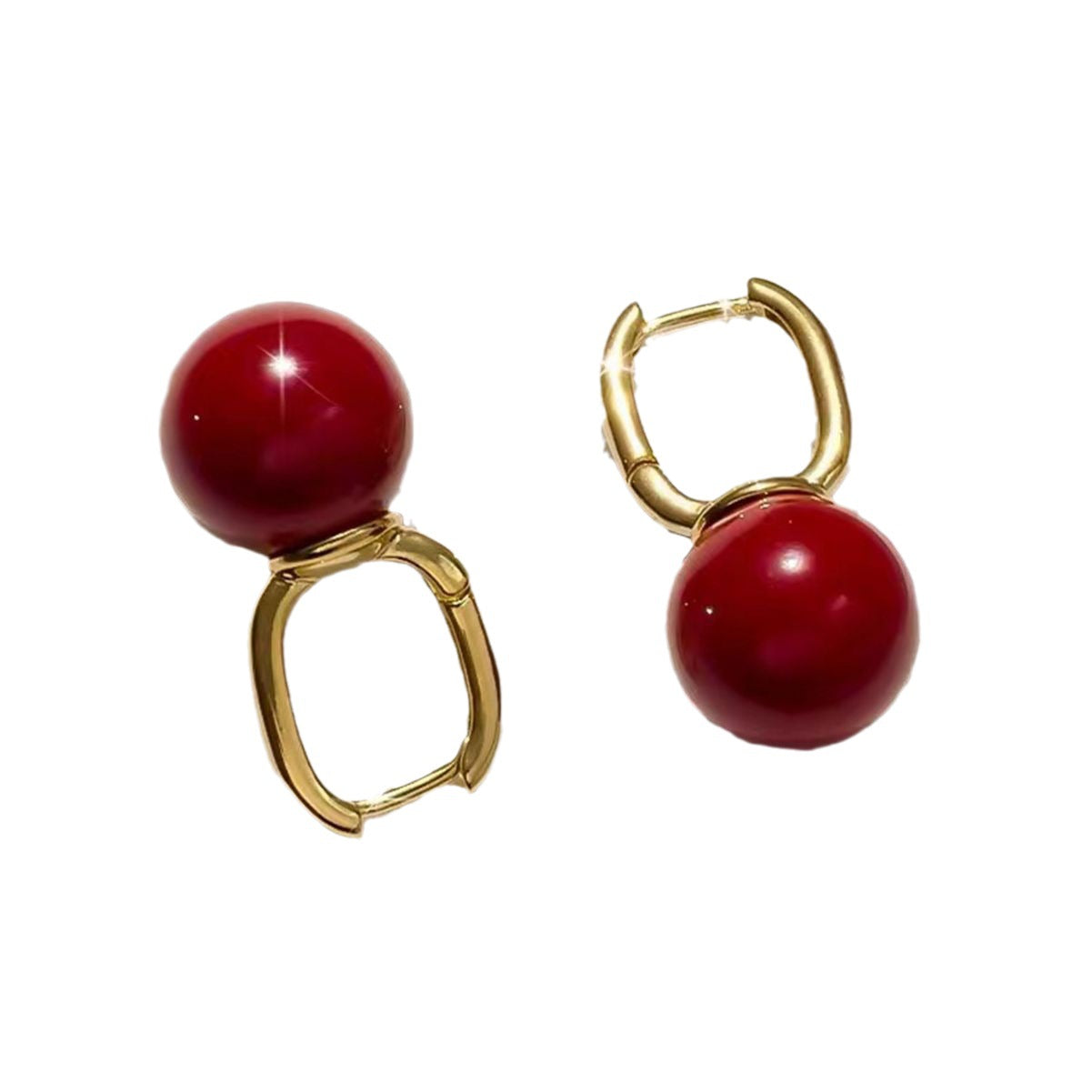 Elegant Retro Pearl Earrings Women's Fashion