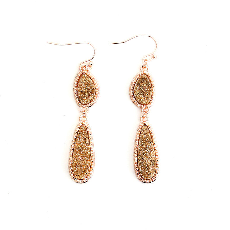 Sweet Personality Irregular Long Water Drops Earrings