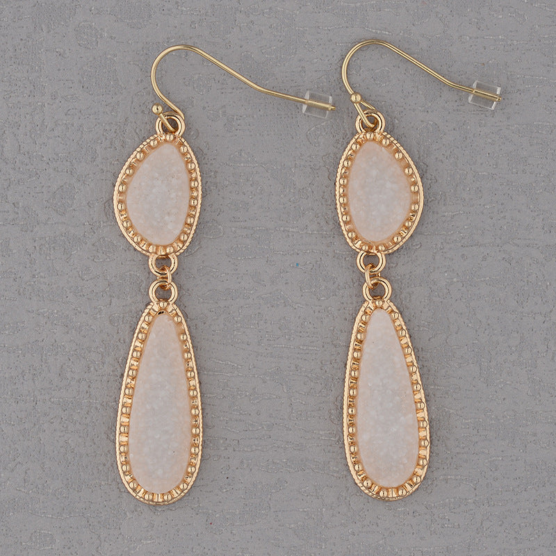 Sweet Personality Irregular Long Water Drops Earrings