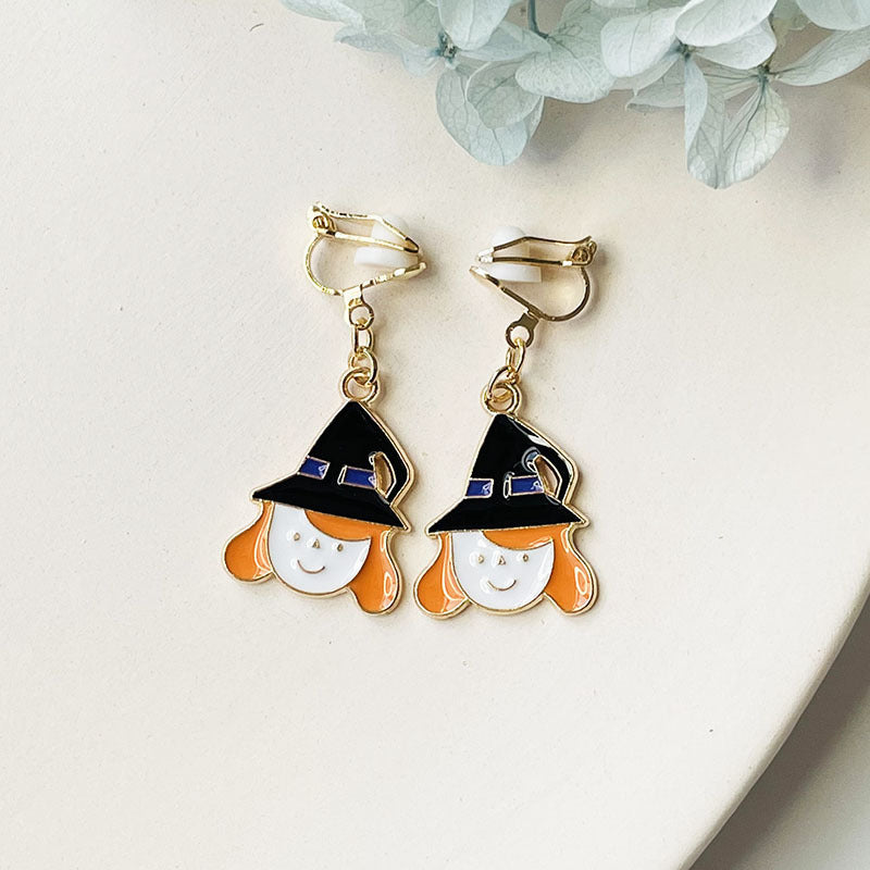 Ear Clip Pumpkin Head Eardrops