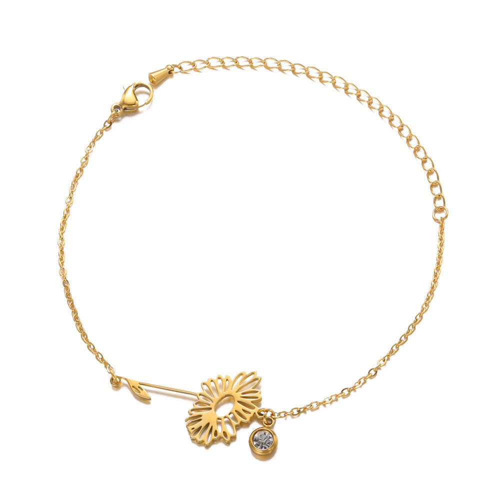 December Flower Bracelet Women's All-match