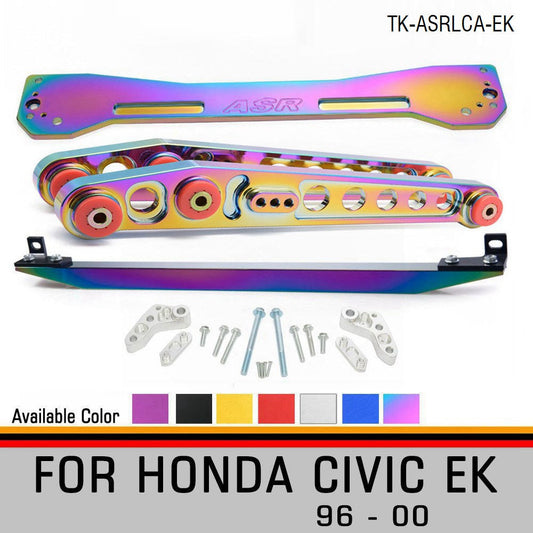 Rear Subframe EK 96-00 For Honda Civic + Lower Control Arms LCA EK + Lower Tie Bar EK With Original Sticker EP-ASRLCA-EK