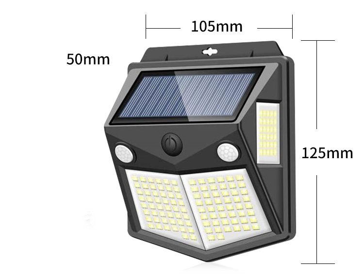 Outdoor Rainproof Garden Villa LED Solar Light Dual Sensor