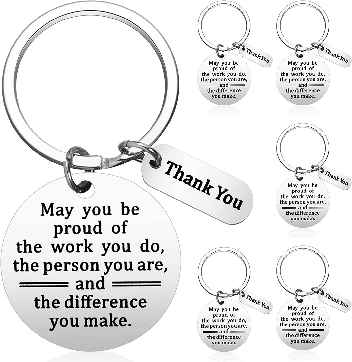 Stainless Steel Key Ring Encourage And Thank Colleagues For Their Friendship Gifts