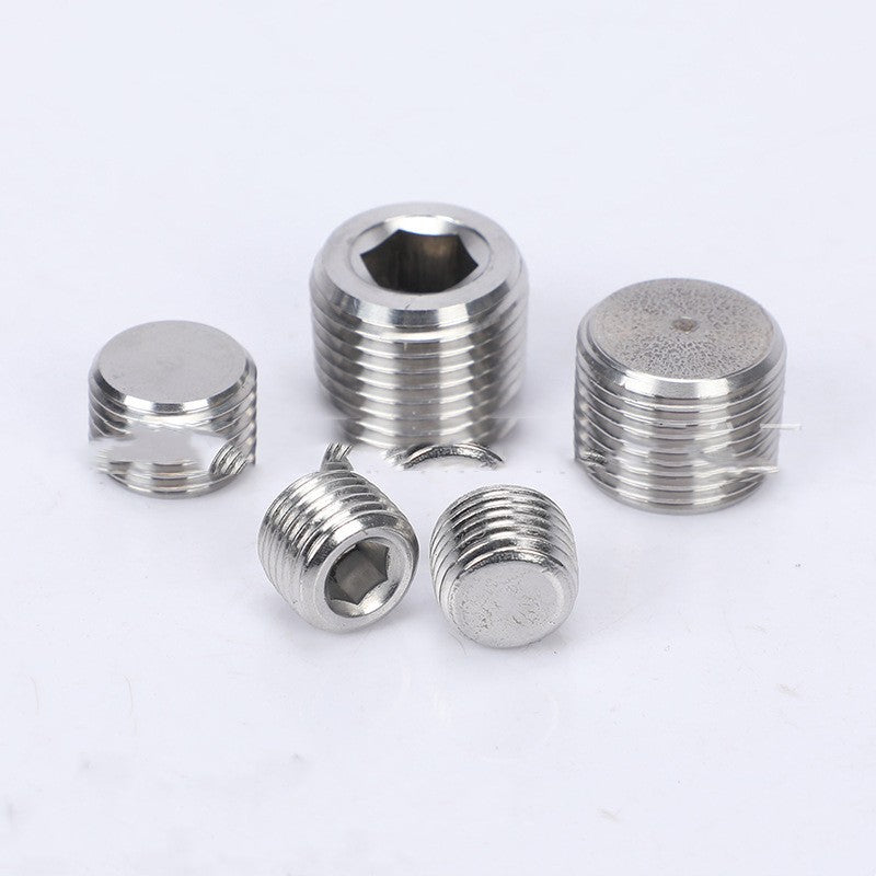 Stainless Steel 304 Hexagon Plug Pipe Bulkhead Multi-specification