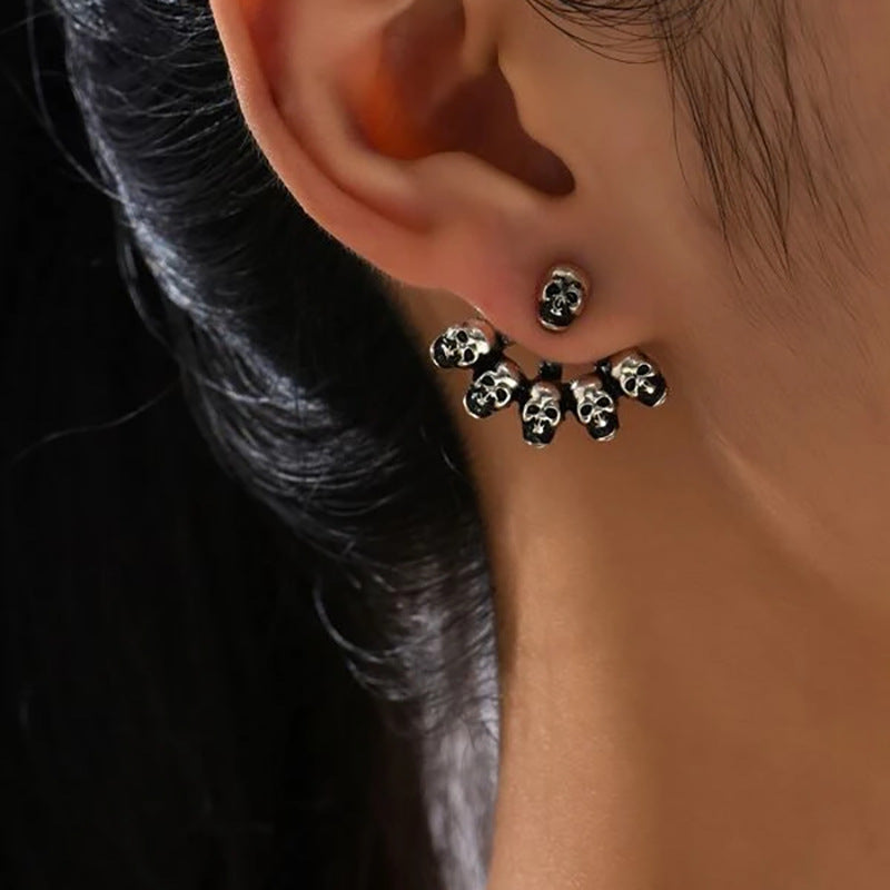 Fashion Style Skull Stud Earrings For Women