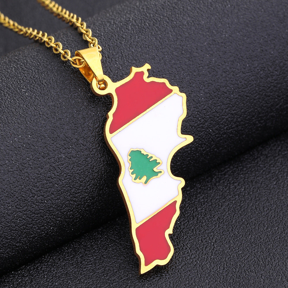 Lebanon Pendant Men's And Women's Stainless Steel