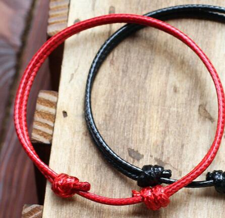 Minimalist Little Red Rope Bracelet Anklet