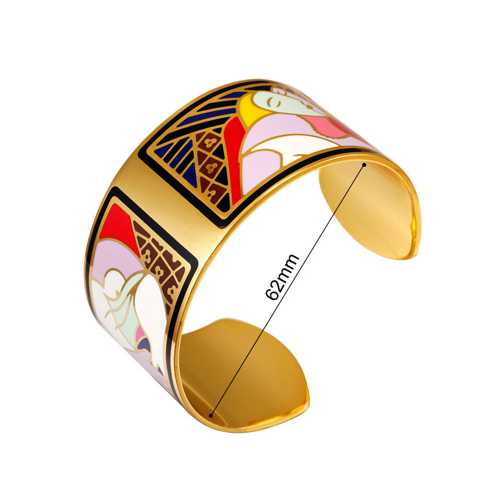 Women's Enamel Bracelet European And American