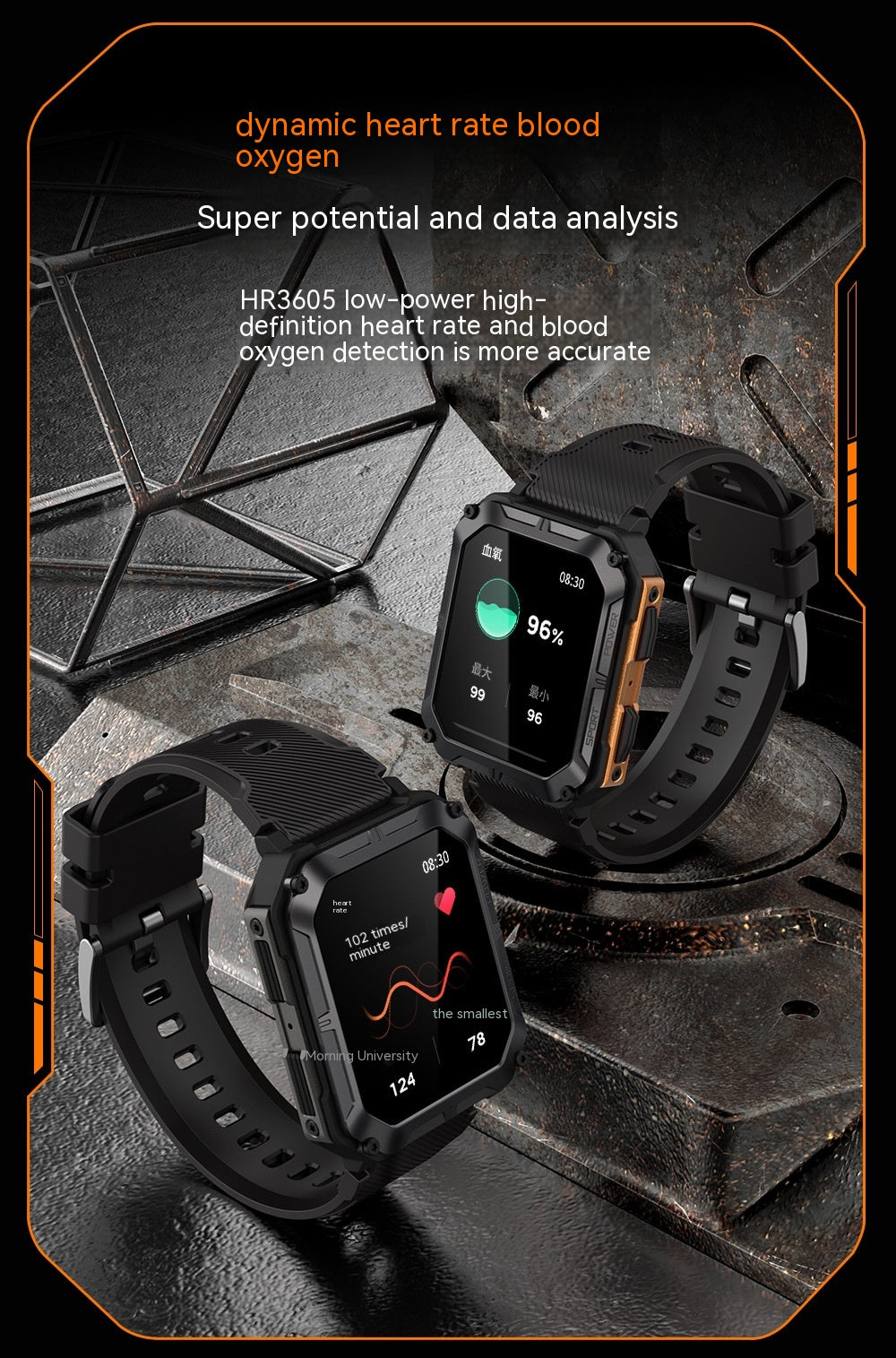 Intelligent Bluetooth Call Three Prevention Outdoor Waterproof Watch