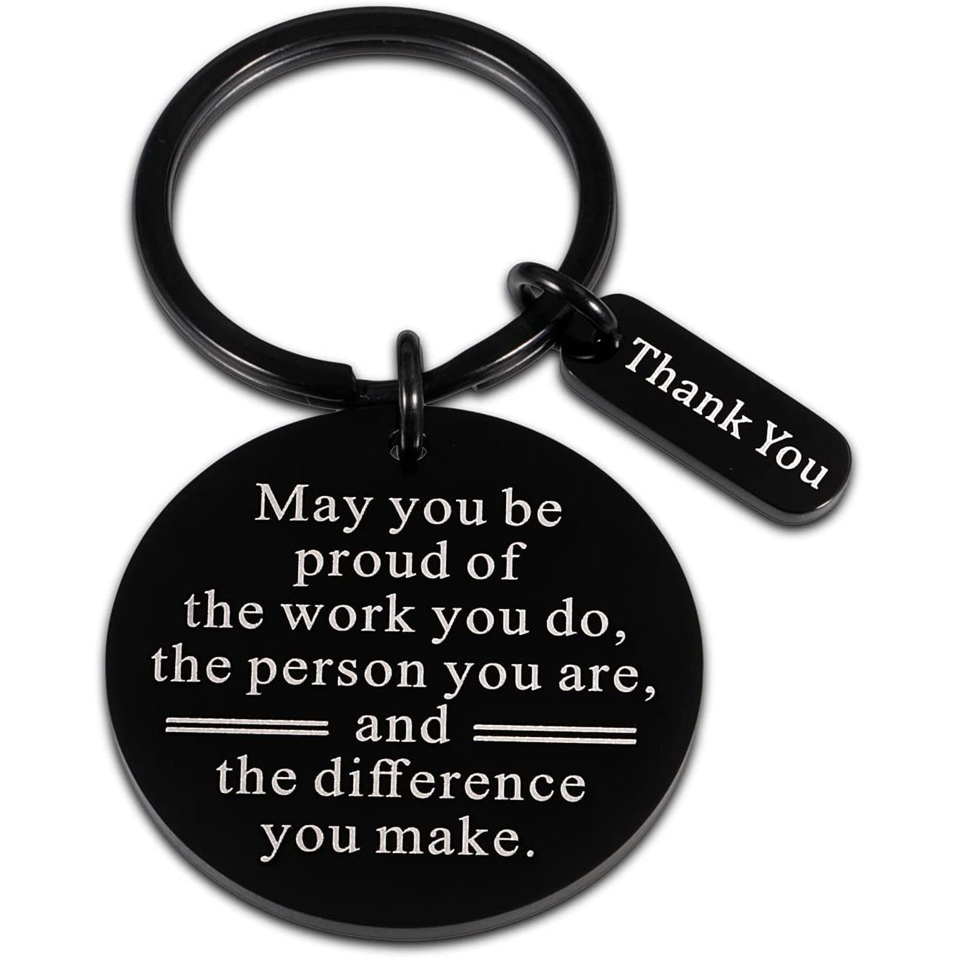 Stainless Steel Key Ring Encourage And Thank Colleagues For Their Friendship Gifts