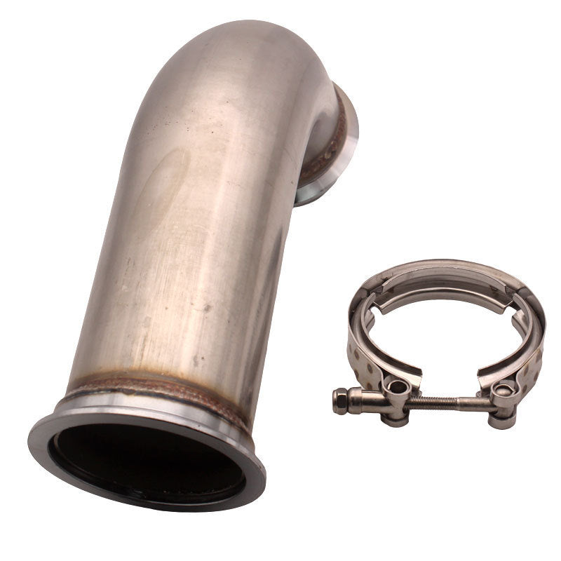 V-shaped Clamp Pipe Short Pipe Stainless Steel Foot Down Pipe