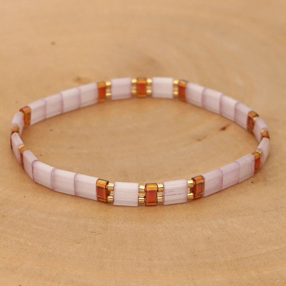 Women's Fashionable Bohemian Glass Beaded Bracelet