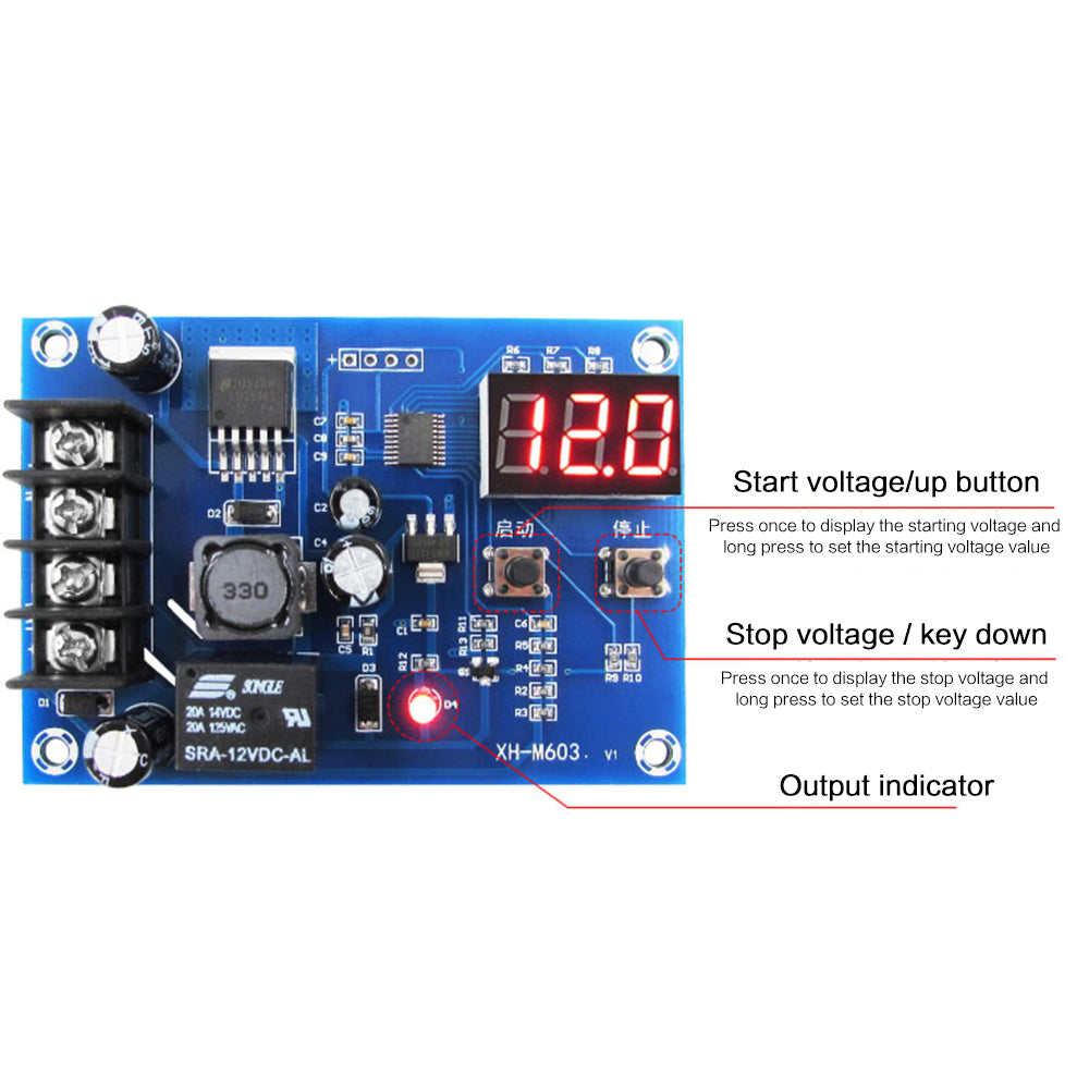 Battery Lithium Charging Control Module