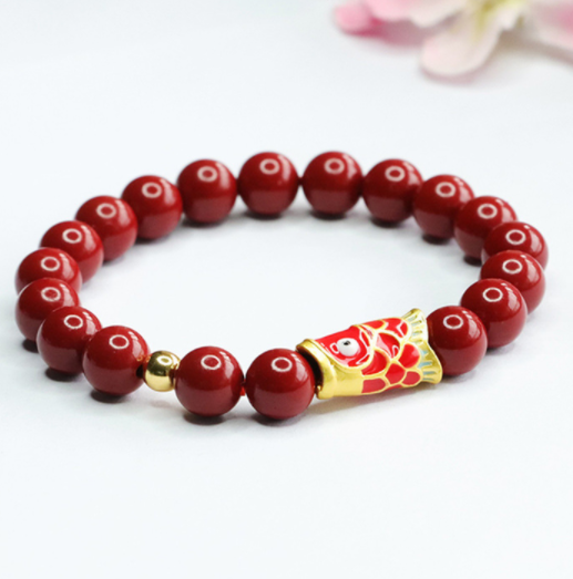 Red Sand Hand Chain Purple Gold Sand Carp Bracelet