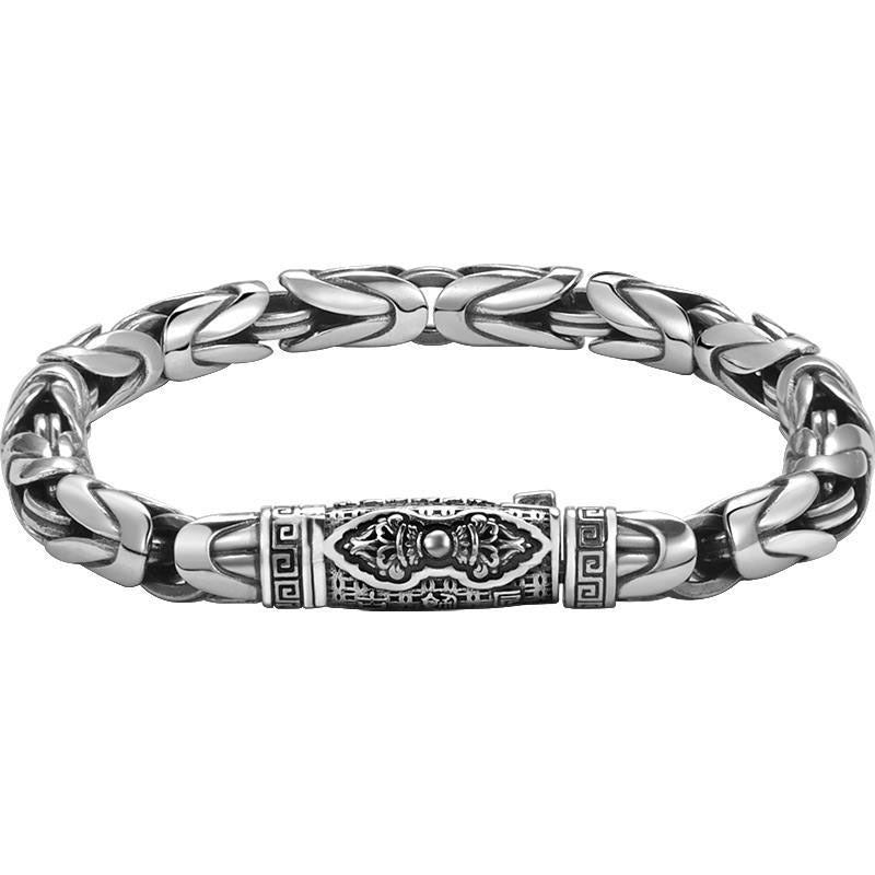 Retro Fashion Men's Safety Woven Bracelet