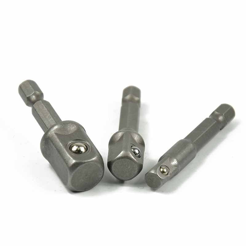 Hexagonal Shank To Square Extension Socket Adapter Conversion Rod