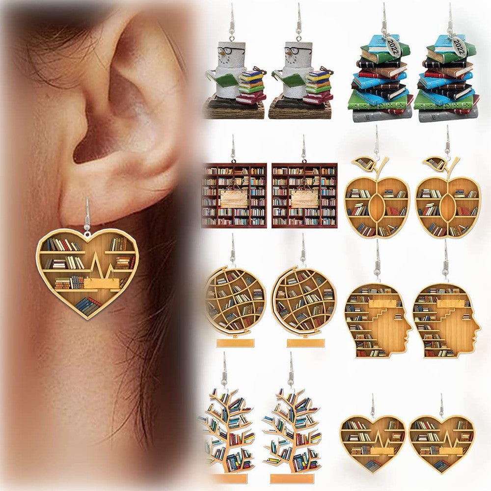 Women's Fashion Reader Librarian Earrings