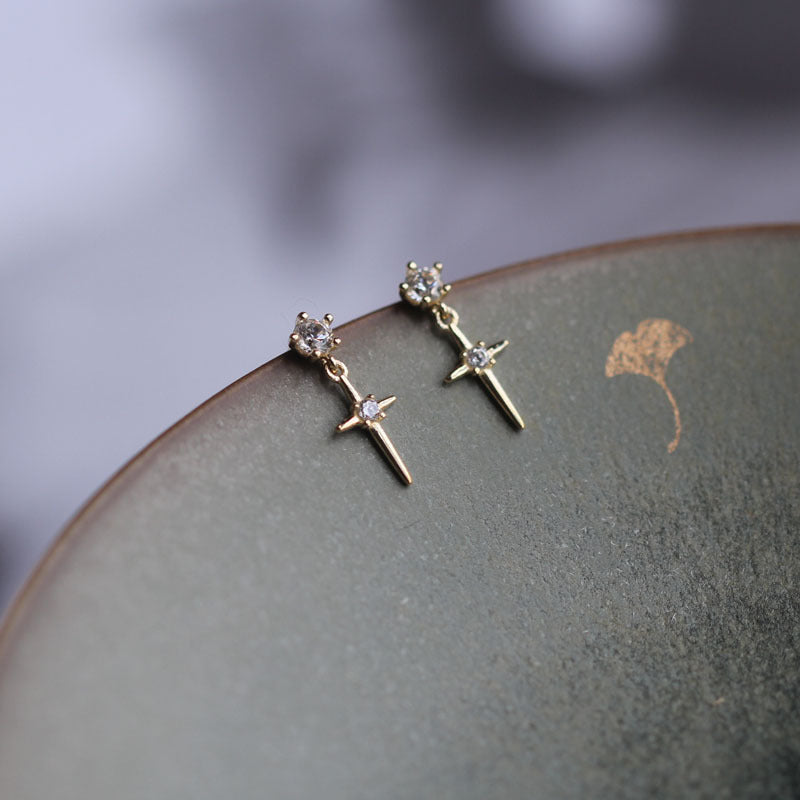 Simple And Personalized, Starry And European Casual Style Earrings And Earrings