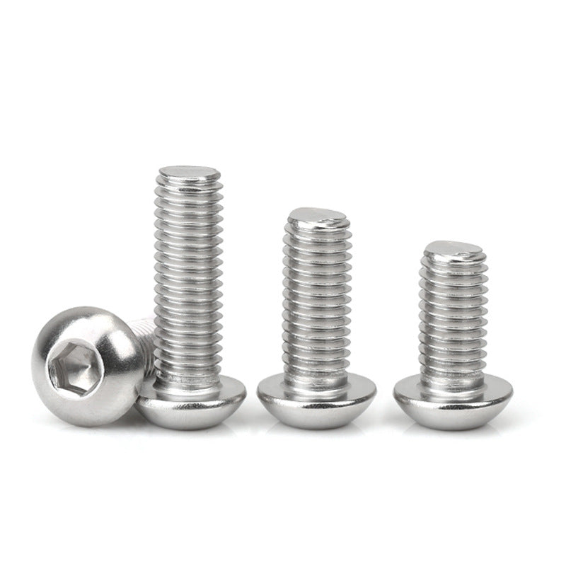 Stainless Steel Half Round Head Pan Head Hexagon Screws