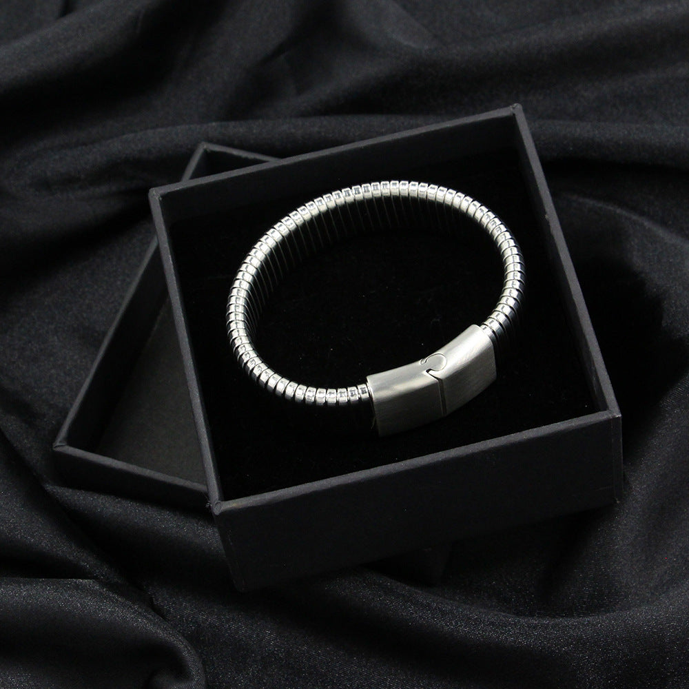 European And American Stylish Good Texture Titanium Steel Bracelet