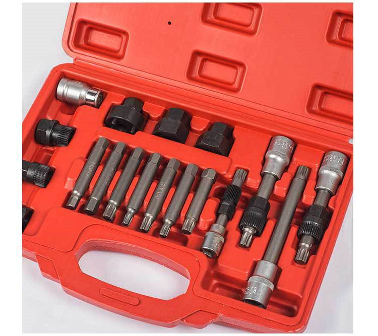 18 Sets Of Engine Pulley Removal Kit Maintenance Tools