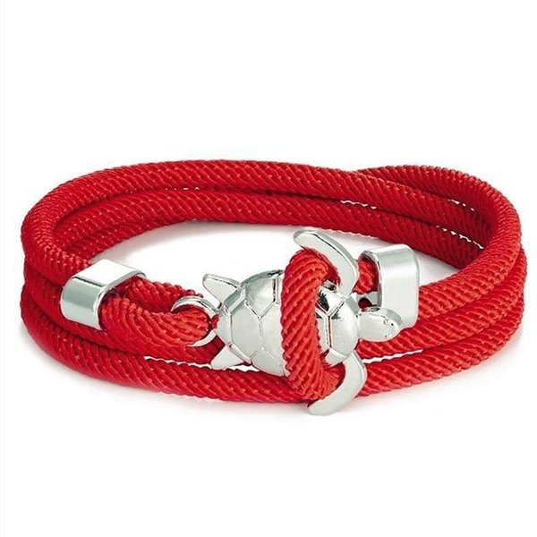 Turtle Red Rope Bracelet Couple Ornament Carrying Strap